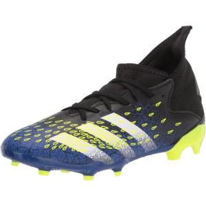 imageadidas Boys Firm Ground Predator Freak 3 Soccer ShoesBlackWhiteSolar Yellow