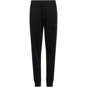 imageadidas Boys Iconic Tricot Jogger Training PantsBlack With Bold Blue