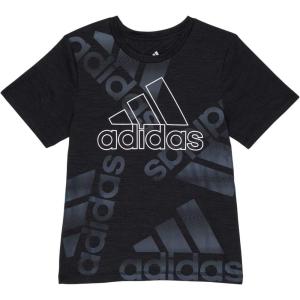 imageadidas Boys MoistureWicking Athletic TShirt Allover Bos Short Sleeve Tee