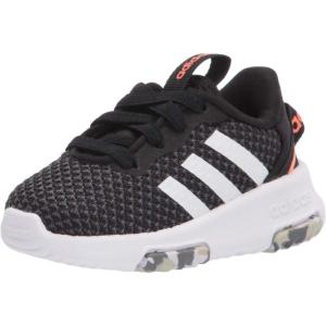 imageadidas Girls Racer TR21 Tennis SneakersBlackWhiteGrey