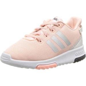 imageadidas Girls Racer TR21 Tennis SneakersHaze CoralMetallic SilverWhite