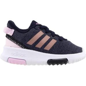 imageadidas Girls Racer TR21 Tennis SneakersLegend InkVapour Grey MetallicAero Pink