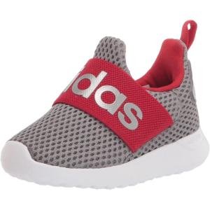 imageadidas Infant Boys Lite Racer Adapt 40 Slip On Sneakers Shoes Casual  BlackGreySilver MetallicScarlet