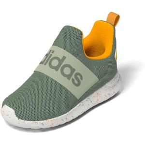 imageadidas Infant Boys Lite Racer Adapt 40 Slip On Sneakers Shoes Casual  BlackSilver GreenLinen GreenSolar Gold