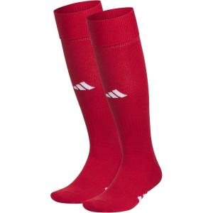 imageadidas Rivalry Soccer Socks 2Pack OverTheCalf Athletic Fit for Men ampamp WomenPower RedWhite20