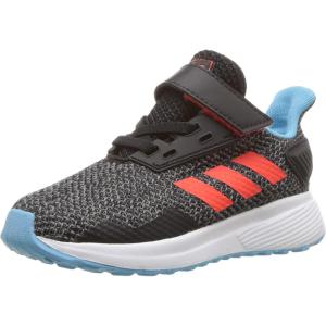 imageadidas Unisex Child Duramo 9 WIDECore BlackSolar RedGrey