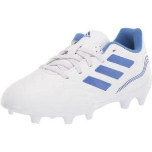 imageadidas UnisexChild Copa Sense3 Firm Ground Soccer ShoeWhiteBlueLegacy Indigo