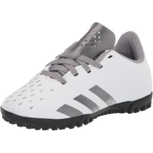 imageadidas UnisexChild Turf Predator Freak 4 Soccer ShoeWhiteIron MetallicSolar Red