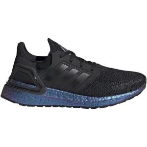 imageadidas UnisexChild Ultraboost 20 Running ShoeBlackBlackBoost Blue Violet Metallic