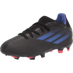 imageadidas UnisexChild X Speedflow3 Firm Ground Soccer ShoeBlackSonic InkSolar Yellow