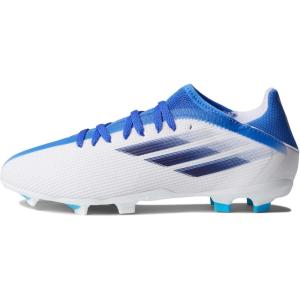 imageadidas UnisexChild X Speedflow3 Firm Ground Soccer ShoeWhiteLegacy IndigoBlue