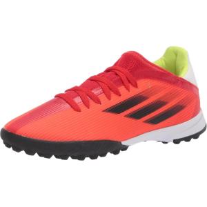 imageadidas UnisexChild X Speedflow3 Turf Soccer ShoeRedBlackSolar Red