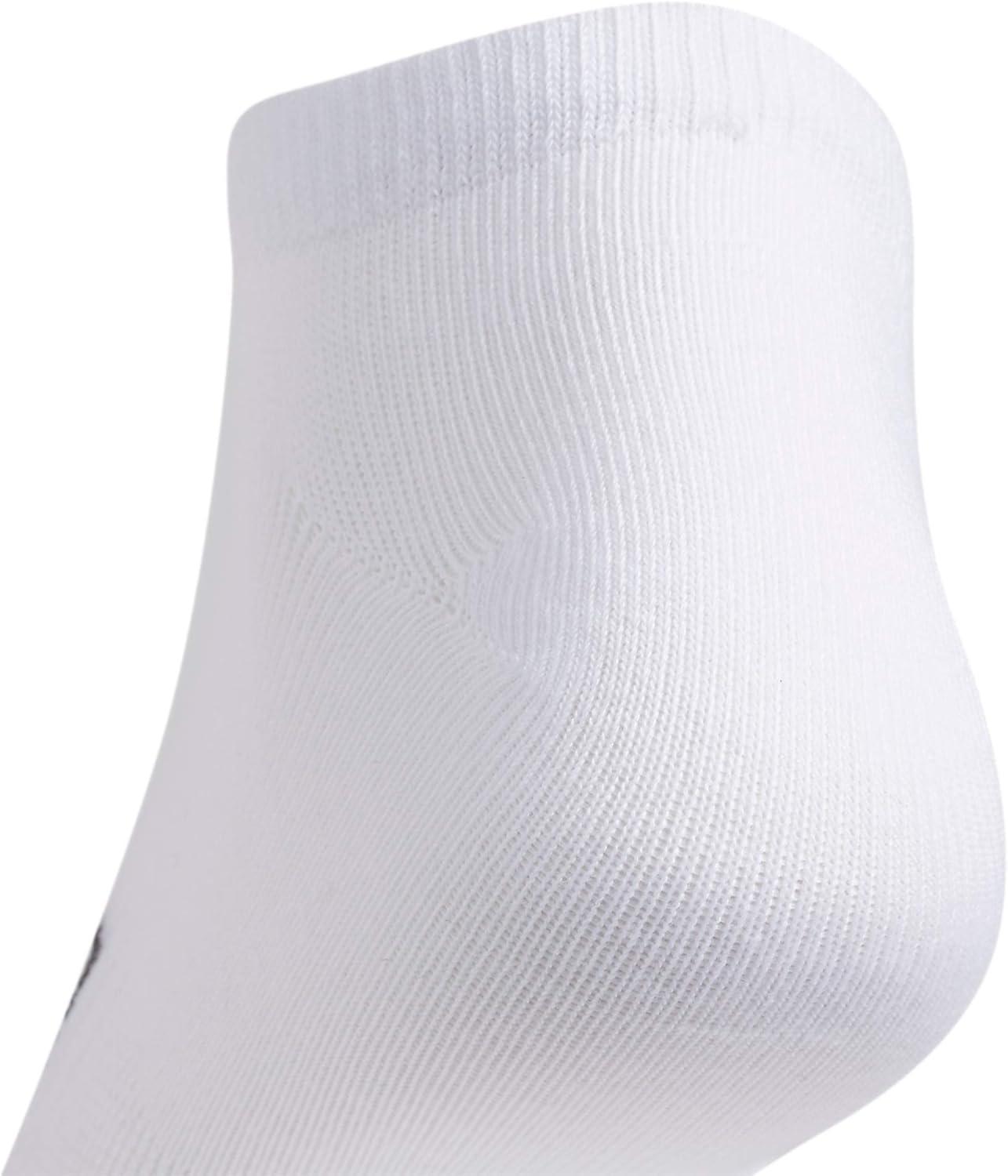 imageadidas Originals Mens Classic Trefoil Superlite No Show Socks 6PairWhiteCoreblack