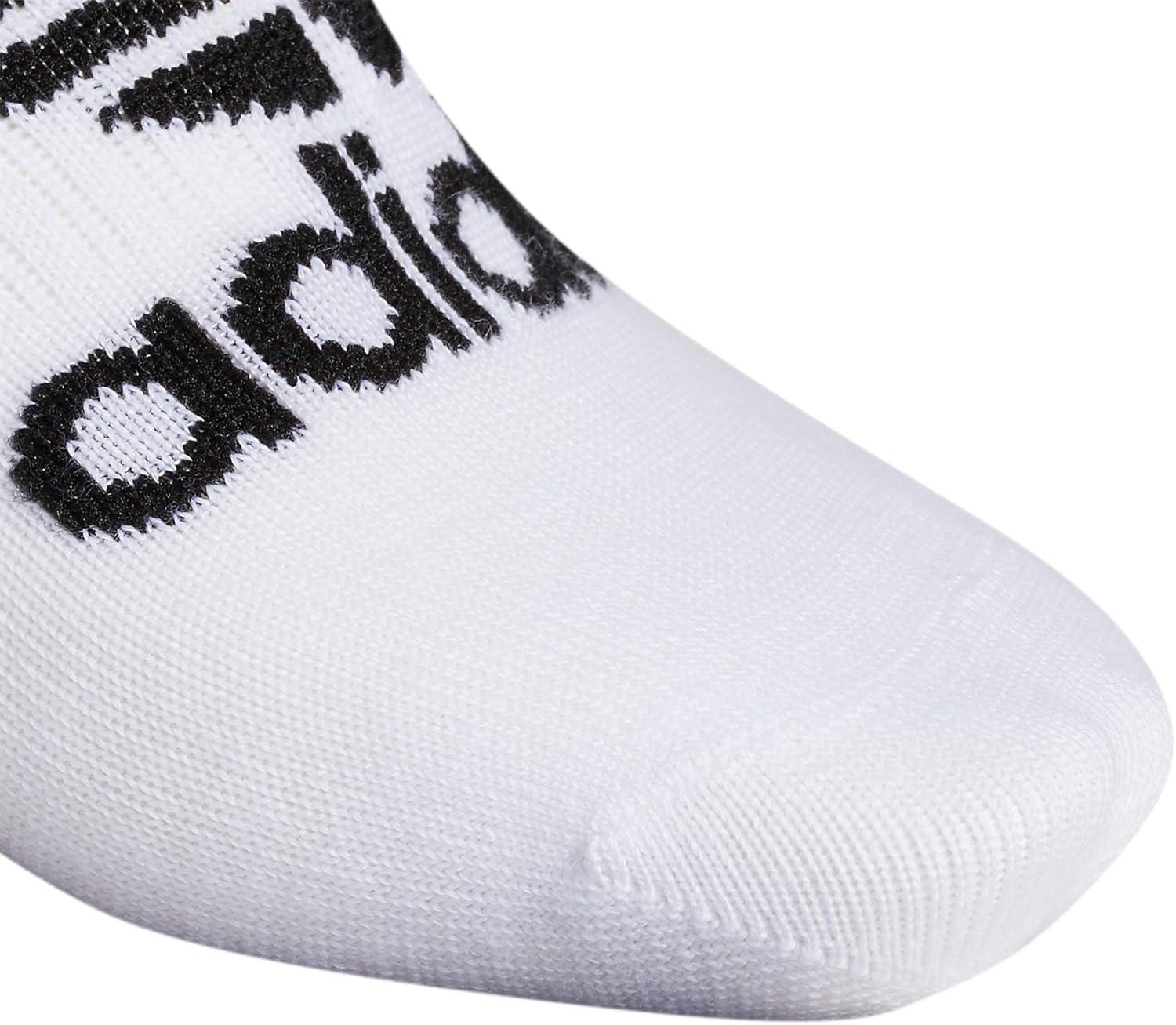 imageadidas Originals Mens Classic Trefoil Superlite No Show Socks 6PairWhiteCoreblack