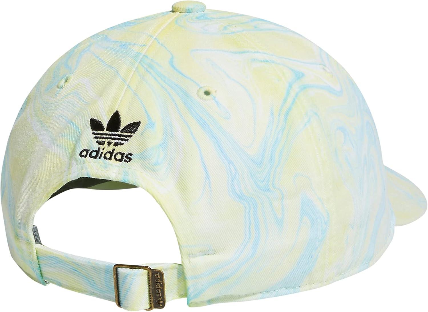 imageadidas Originals Mens Originals Relaxed Plus StrapbackAmbient Sky BluePulse Yellow