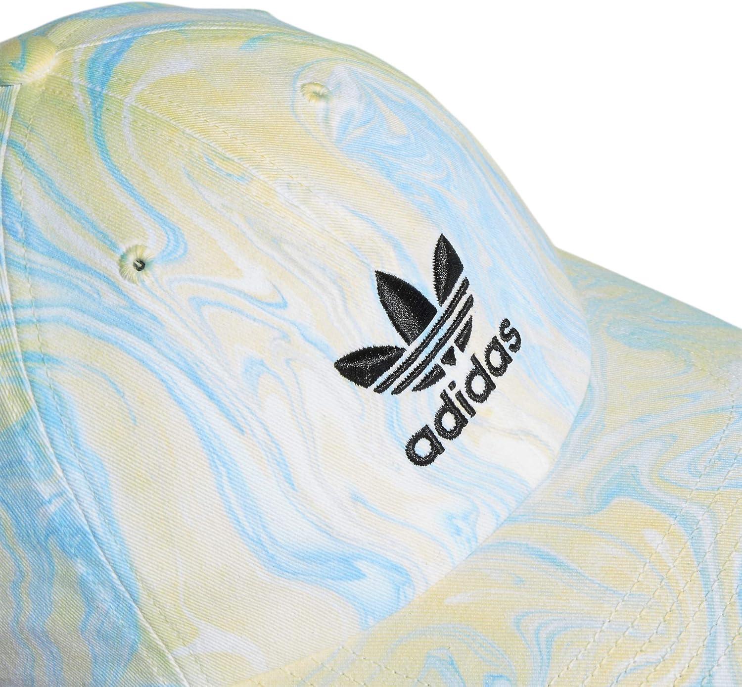 imageadidas Originals Mens Originals Relaxed Plus StrapbackAmbient Sky BluePulse Yellow
