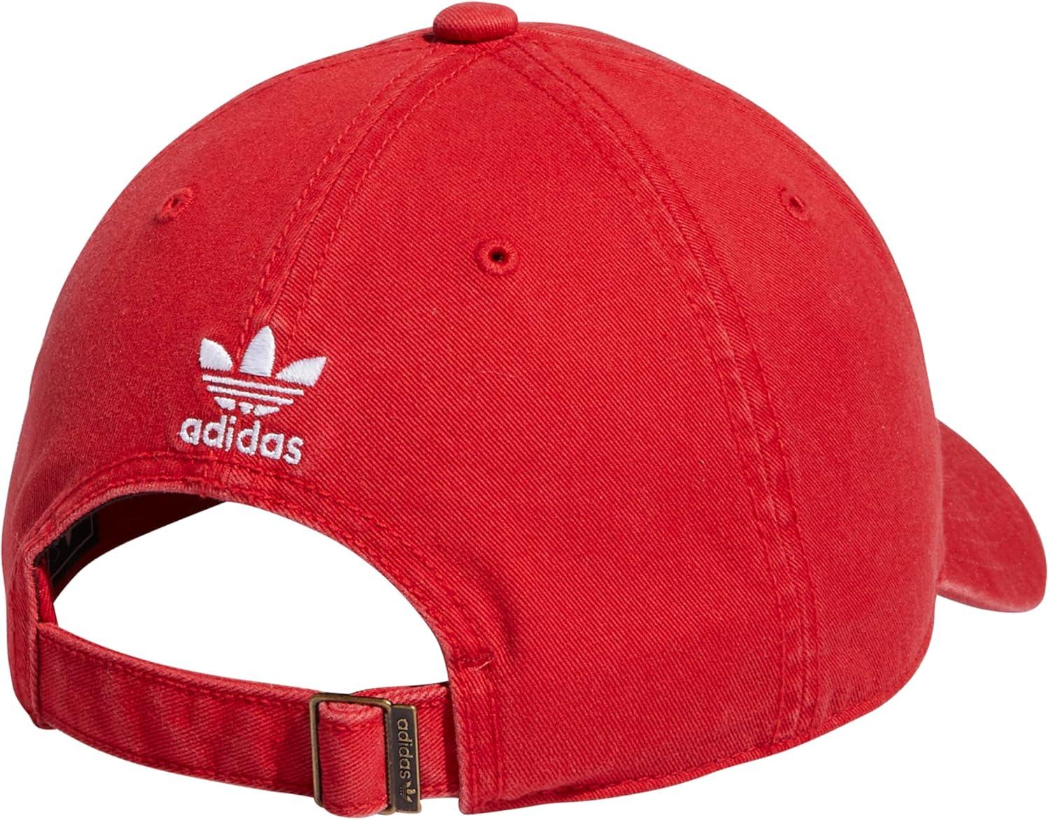 imageadidas Originals Mens Originals Relaxed Plus StrapbackBetter ScarletWhite