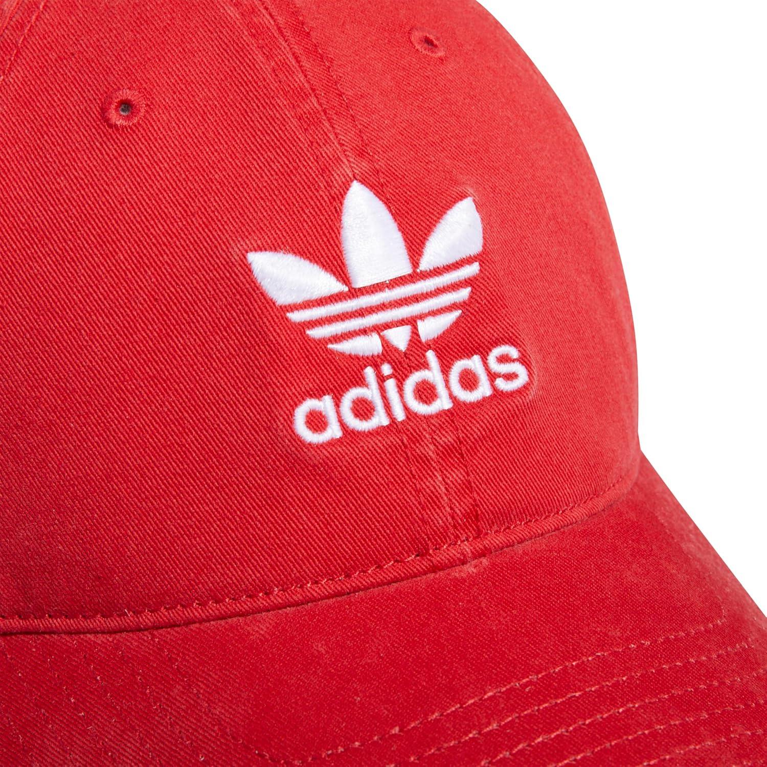 imageadidas Originals Mens Originals Relaxed Plus StrapbackBetter ScarletWhite