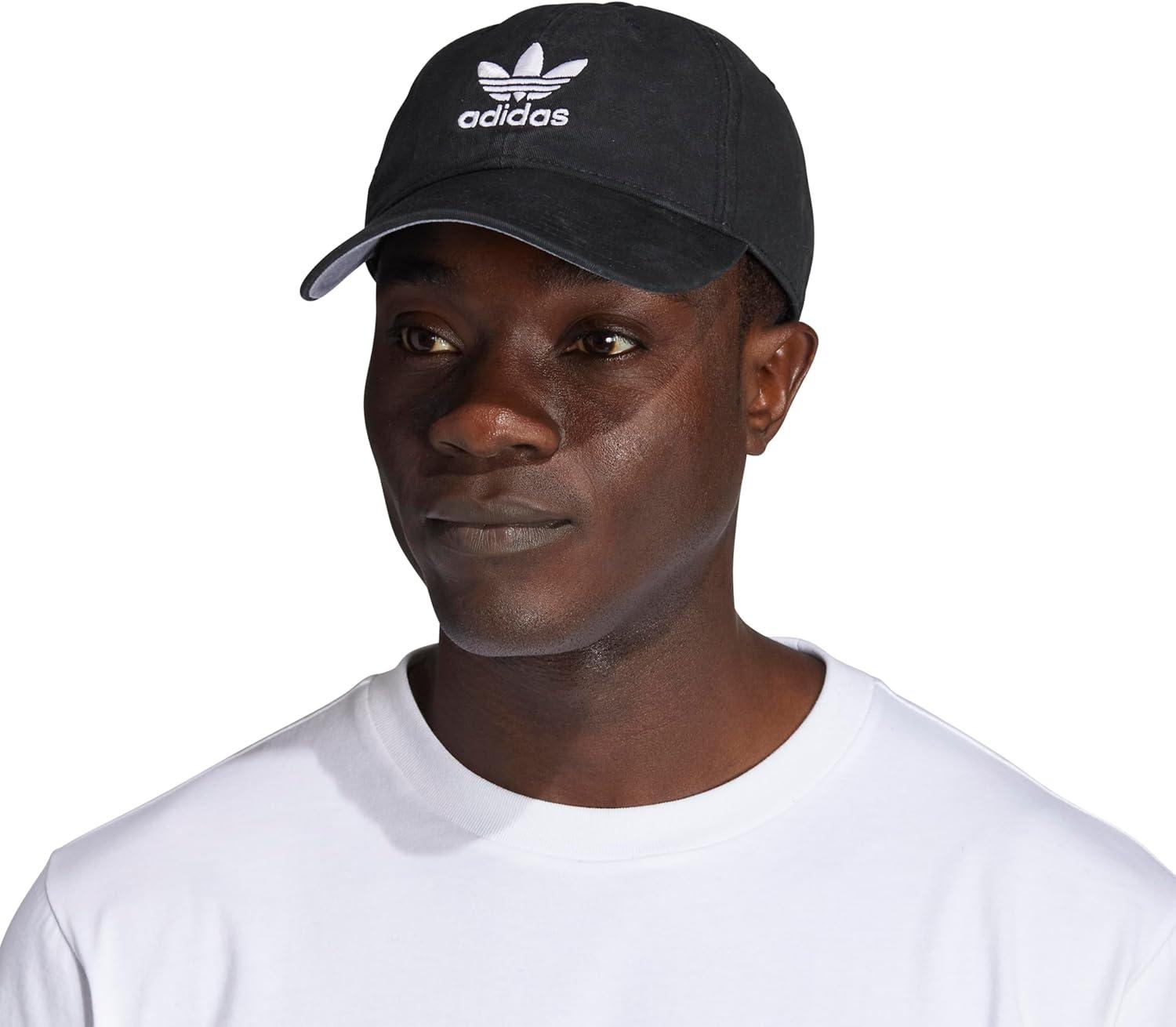 imageadidas Originals Mens Originals Relaxed Plus StrapbackBlackWhite