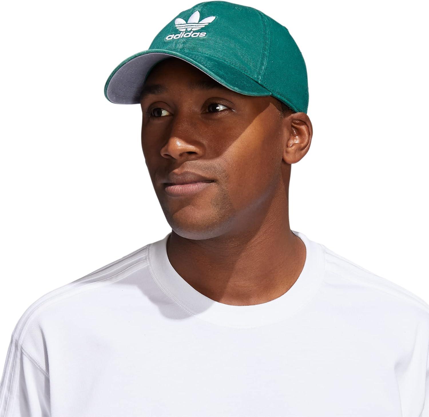 imageadidas Originals Mens Originals Relaxed Plus StrapbackCollegiate GreenWhite
