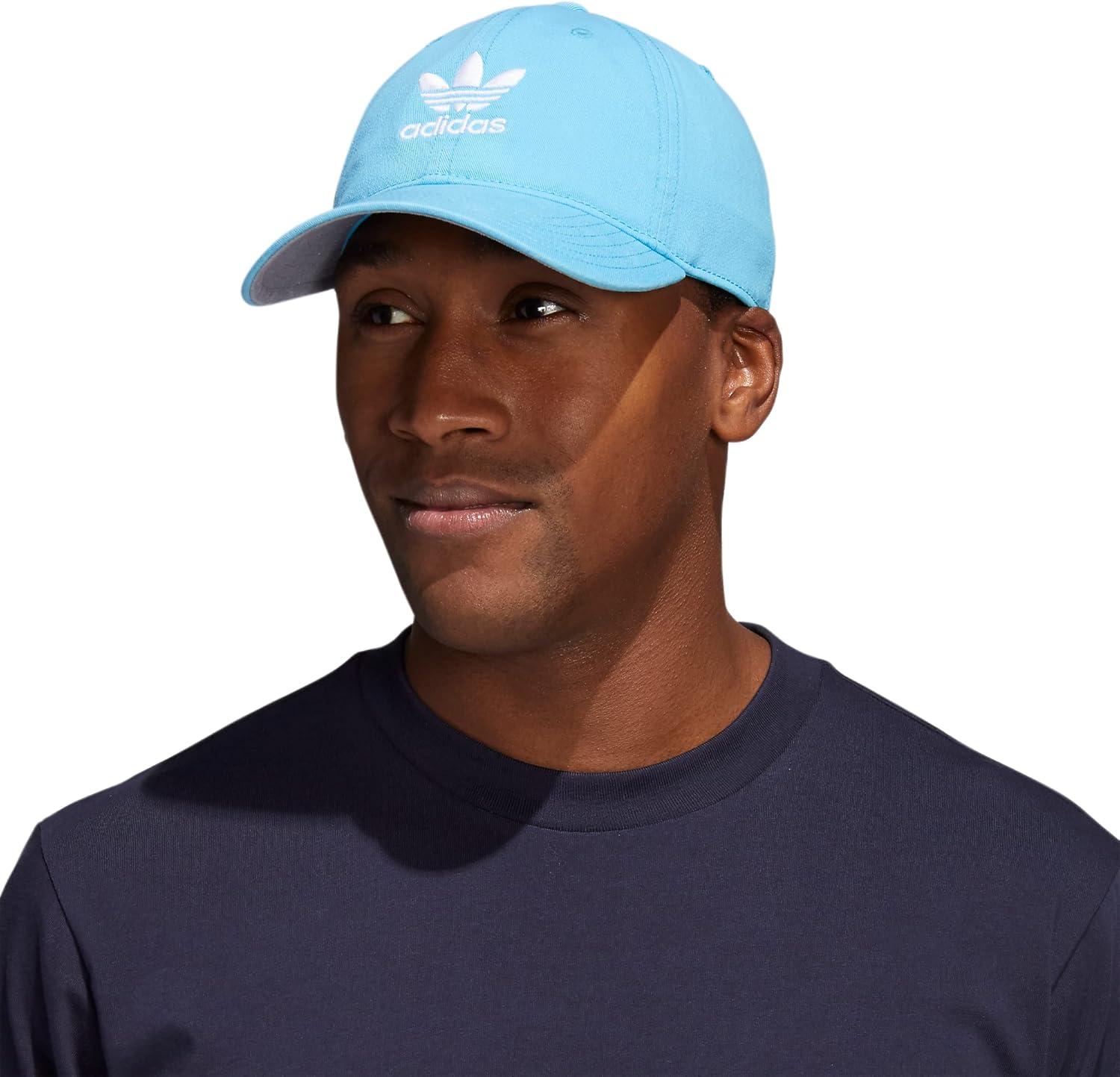imageadidas Originals Mens Originals Relaxed Plus StrapbackSky Rush BlueWhite