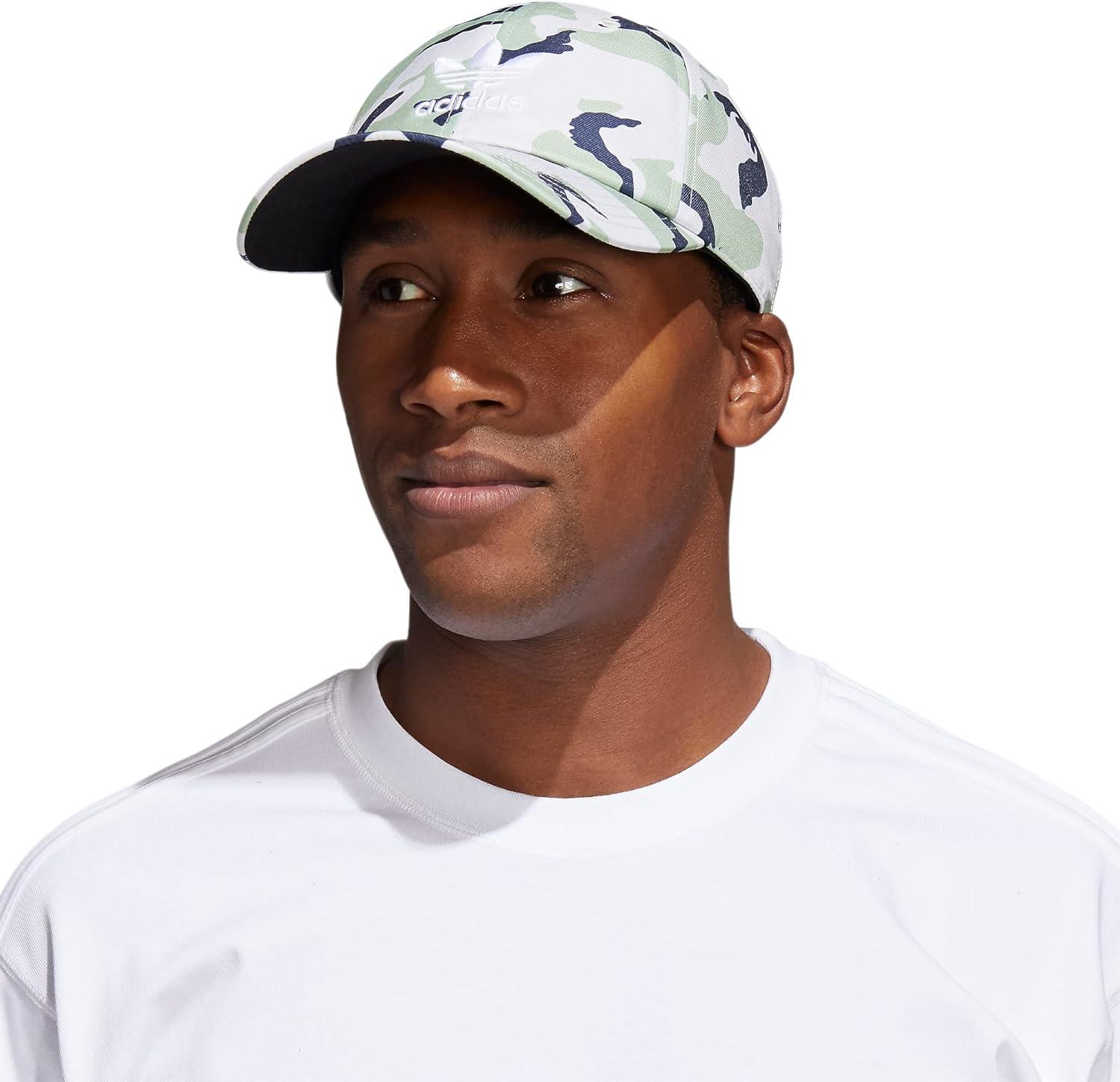 imageadidas Originals Mens Originals Relaxed Plus StrapbackSs22 Adi Camo Orbit Grey HdwrShadow Navy
