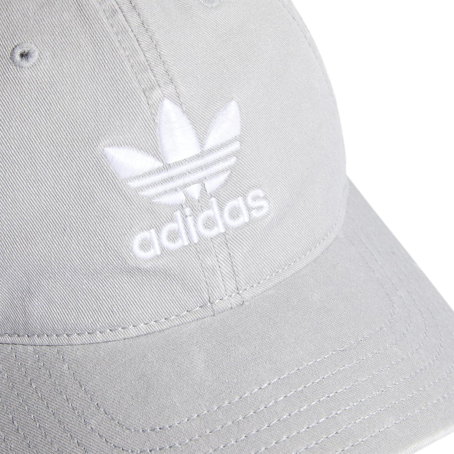 imageadidas Originals Mens Originals Relaxed Plus StrapbackStone GreyWhite