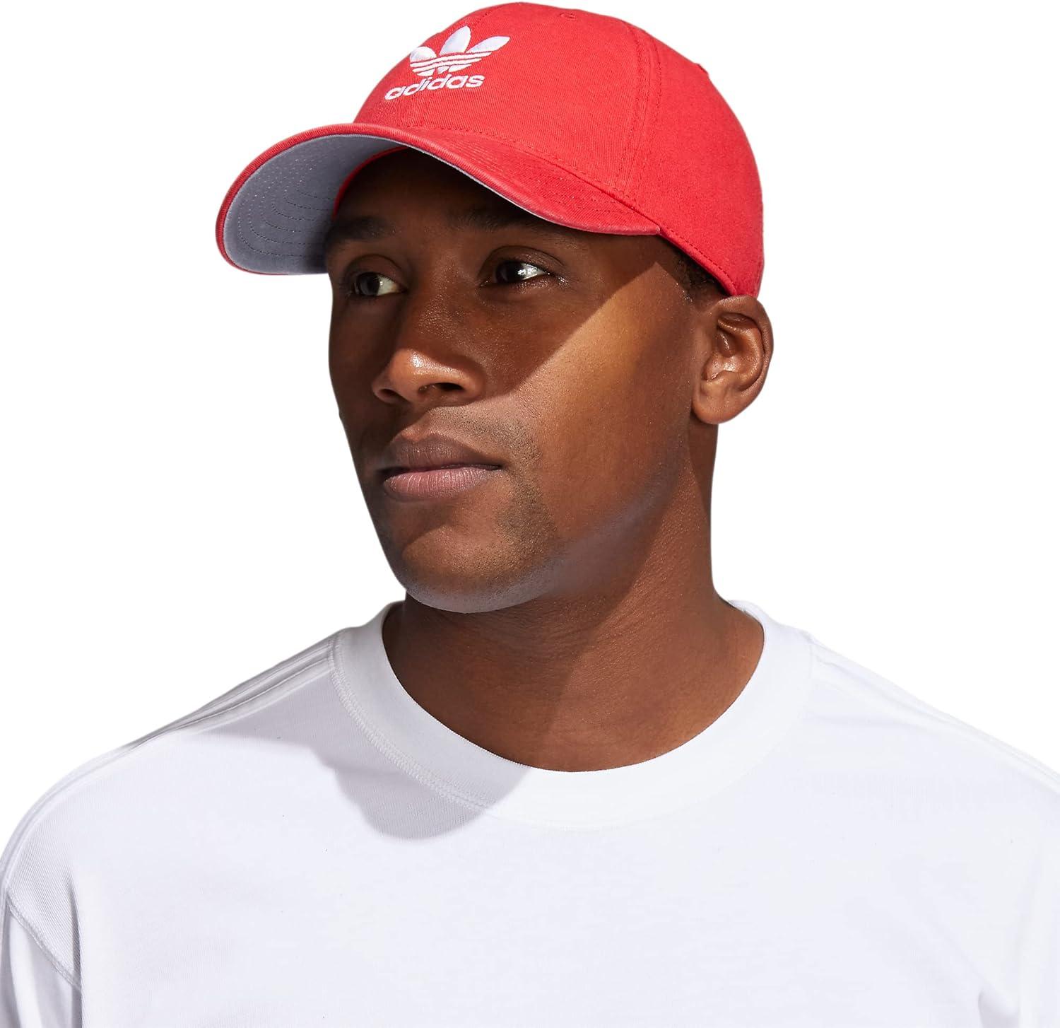imageadidas Originals Mens Originals Relaxed Plus StrapbackVivid RedWhite