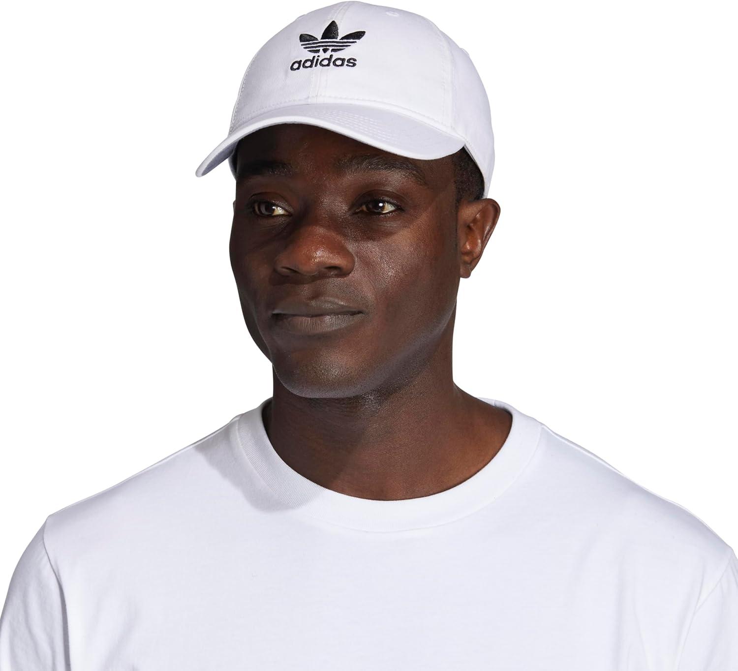 imageadidas Originals Mens Originals Relaxed Plus StrapbackWhiteBlack