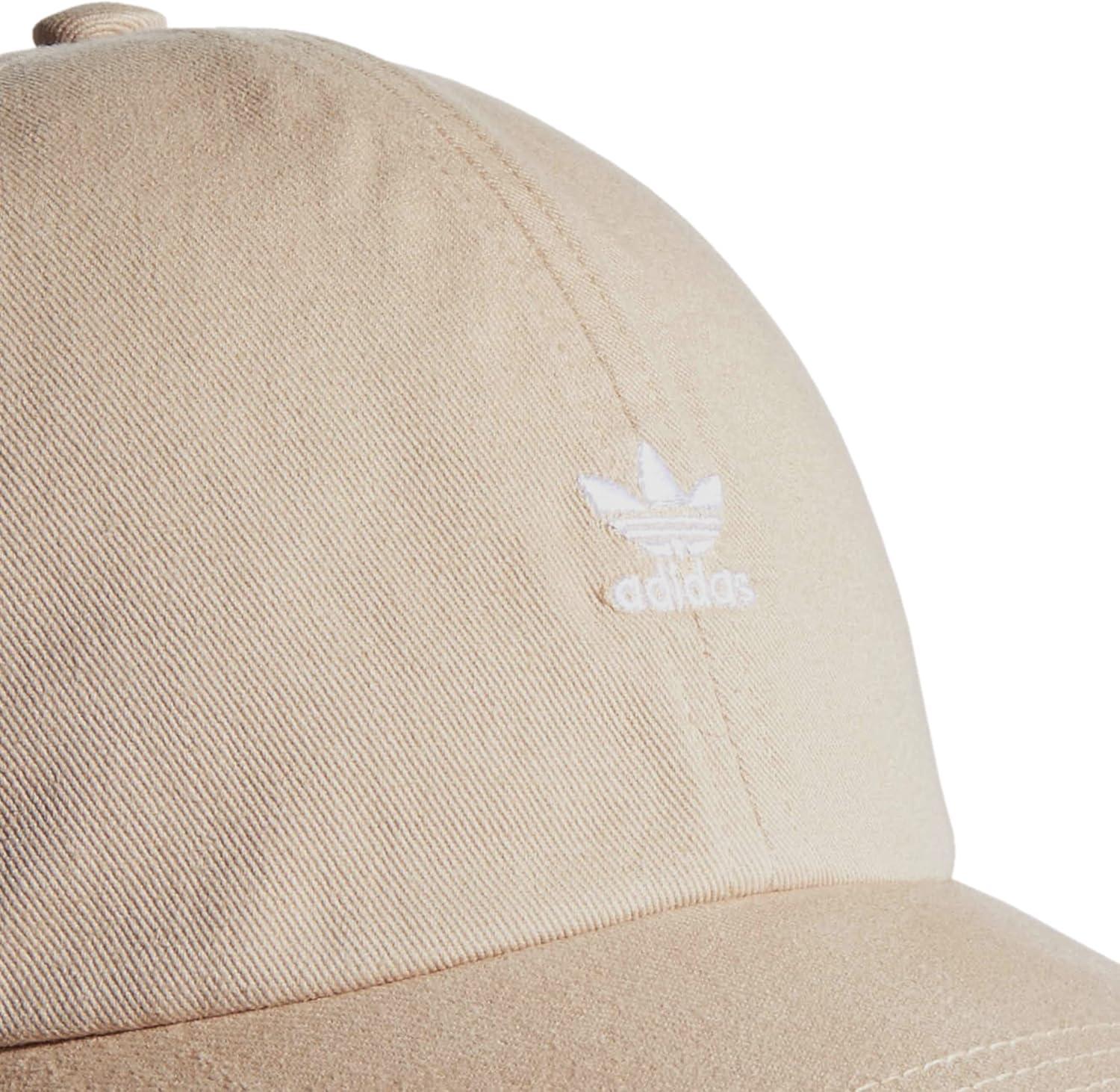 imageadidas Originals Womens Mini Logo Relaxed Adjustable CapAsh Pearl Beige