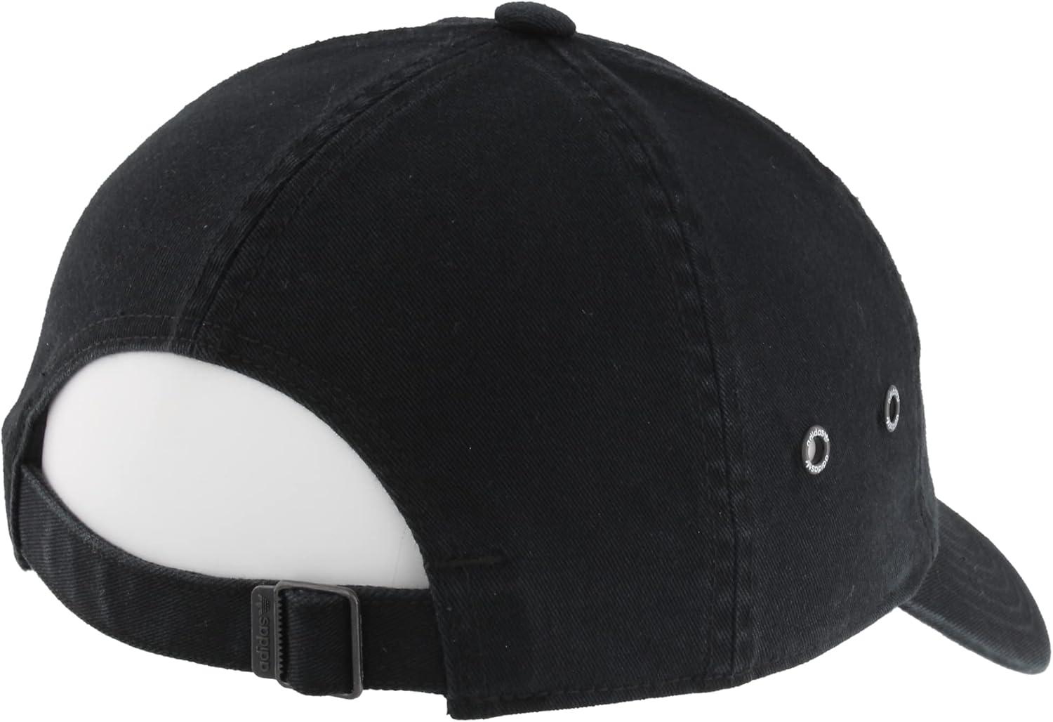 imageadidas Originals Womens Mini Logo Relaxed Adjustable CapBlackWhite