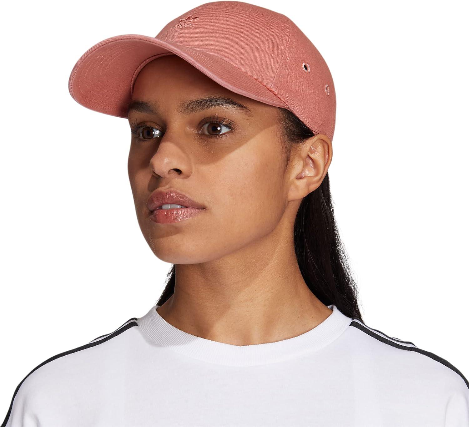 imageadidas Originals Womens Mini Logo Relaxed Adjustable CapMagic Earth RedMagic Earth Red