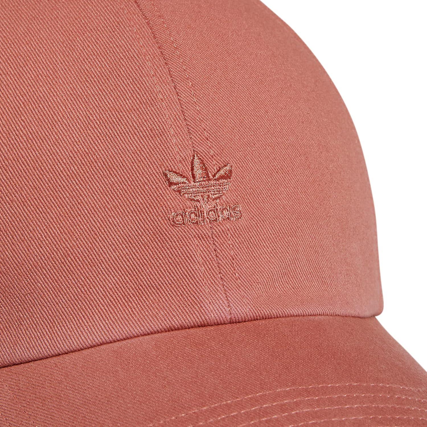 imageadidas Originals Womens Mini Logo Relaxed Adjustable CapMagic Earth RedMagic Earth Red