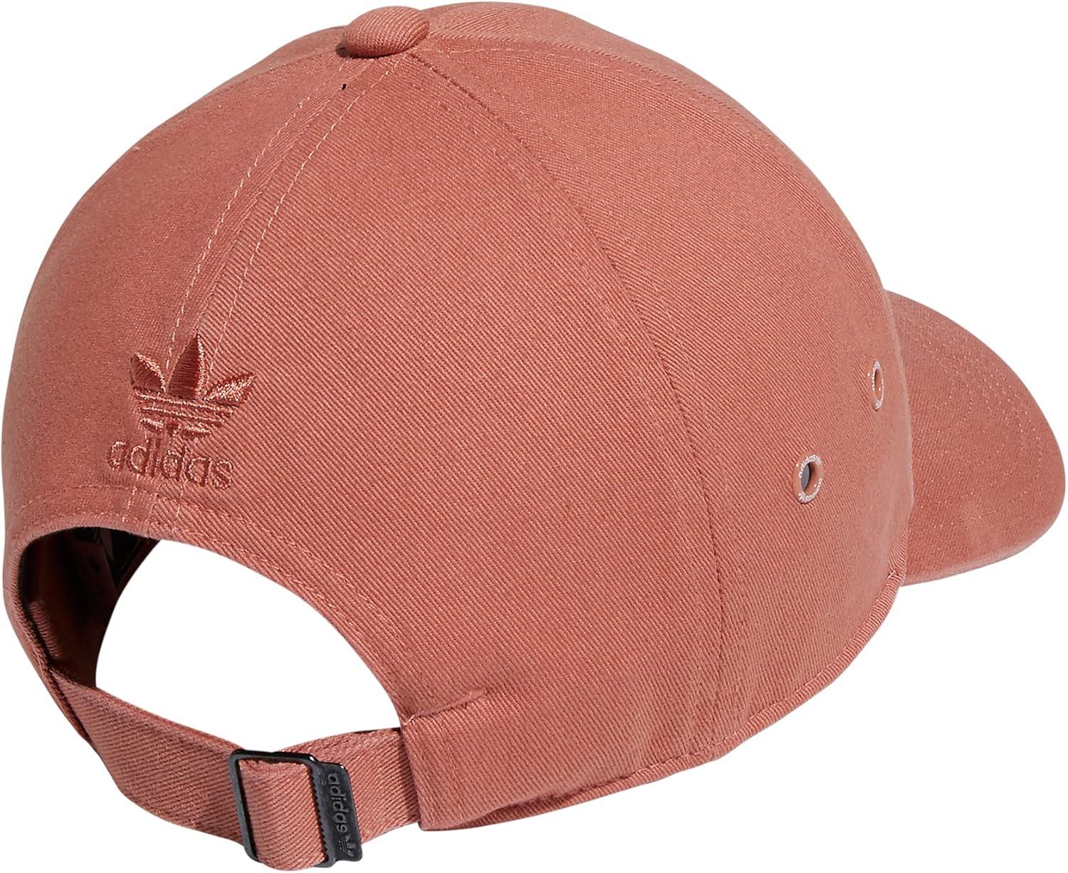 imageadidas Originals Womens Mini Logo Relaxed Adjustable CapMagic Earth RedMagic Earth Red