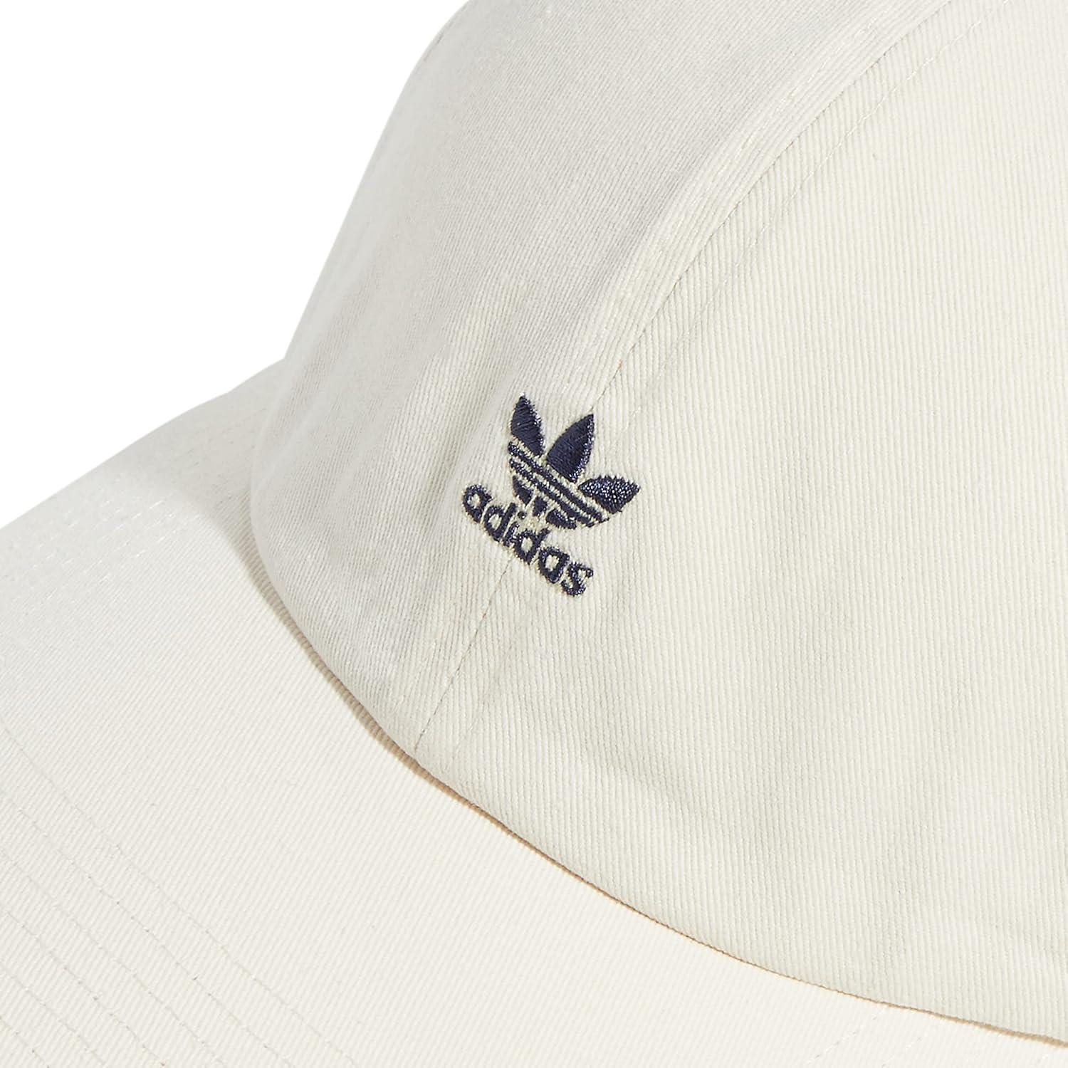 imageadidas Originals Womens Mini Logo Relaxed Adjustable CapWonder WhiteShadow Navy