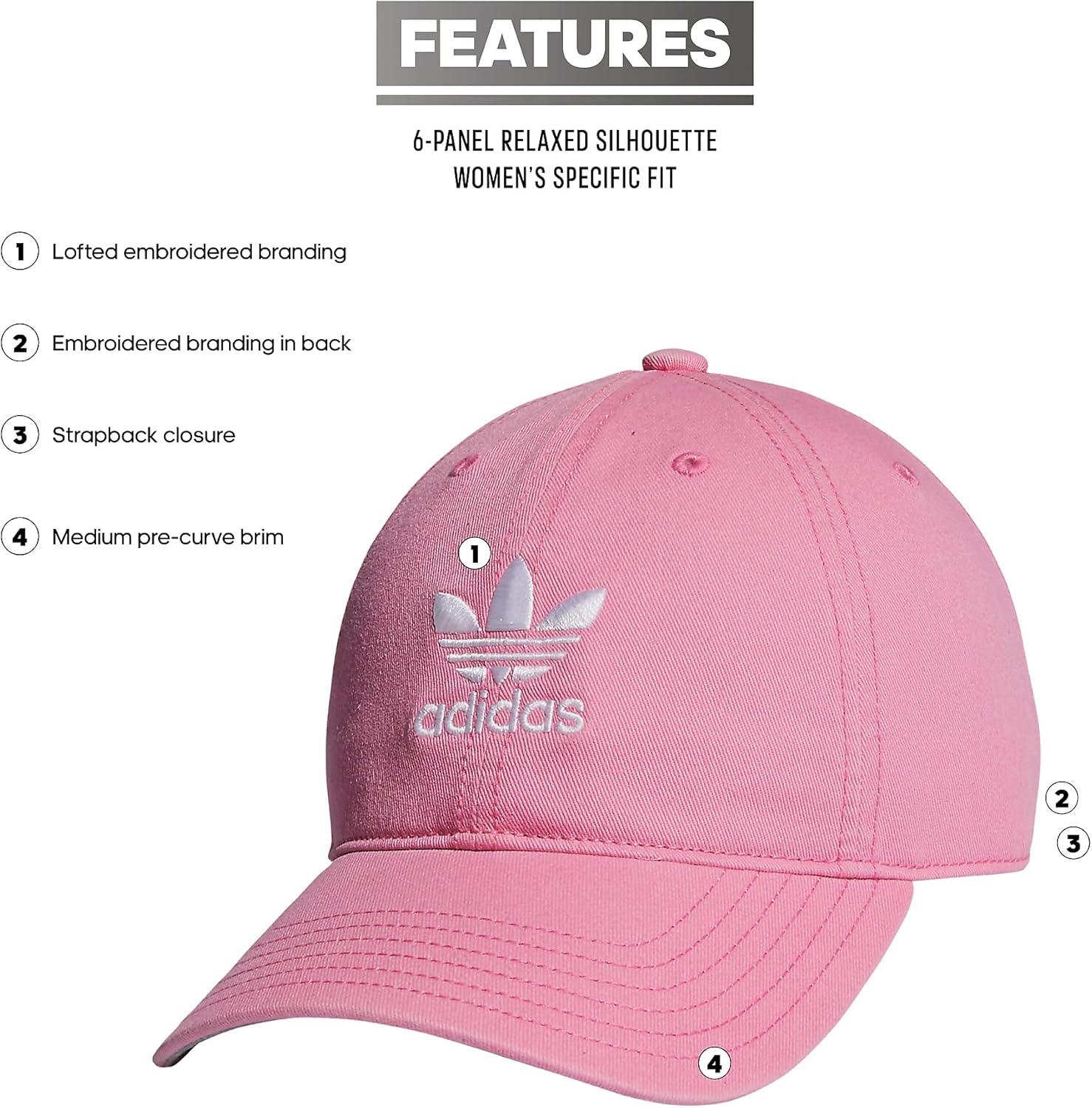 imageadidas Originals Womens Originals Sleek StrapbackBliss PinkWhite