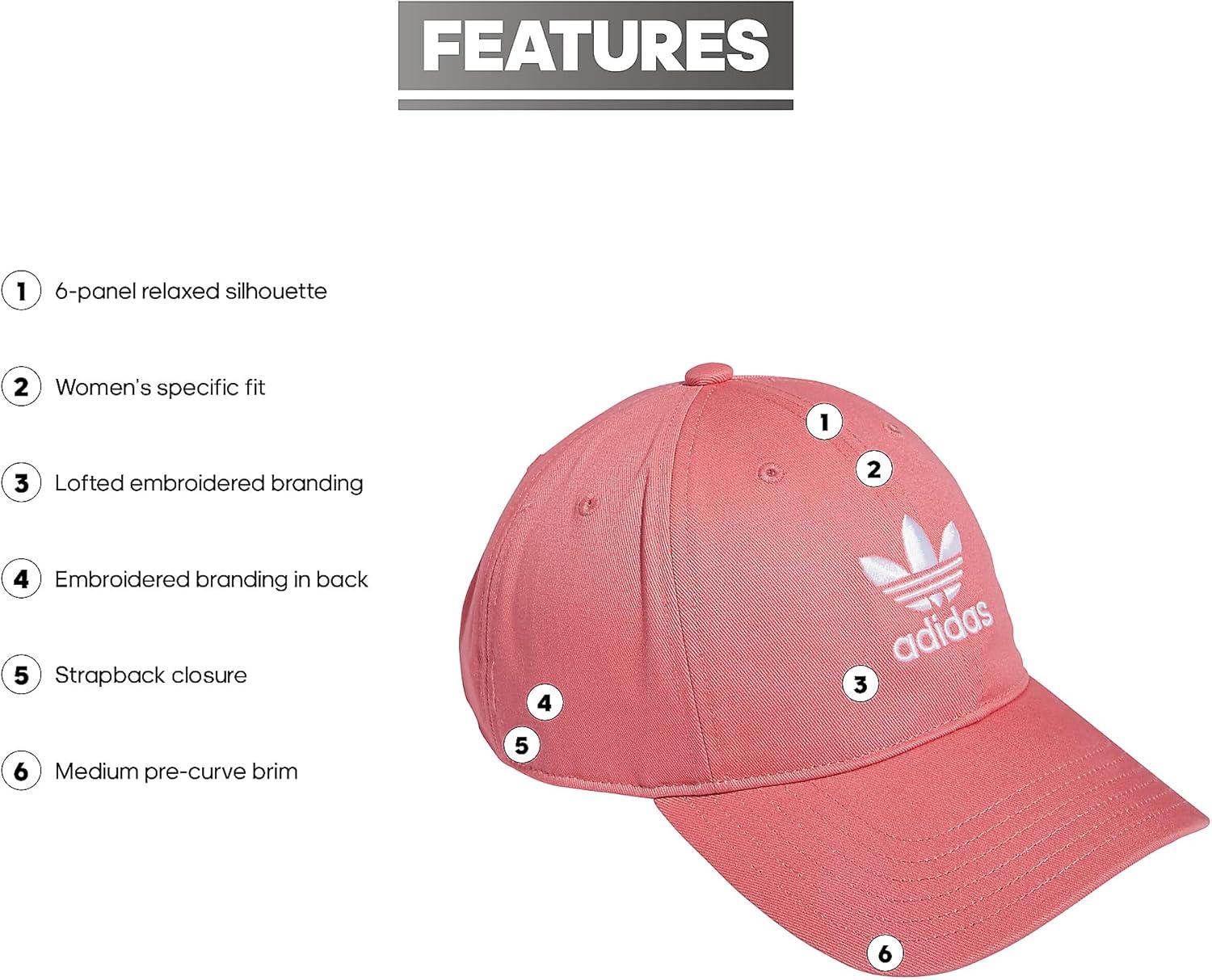 imageadidas Originals Womens Originals Sleek StrapbackHazy Rose