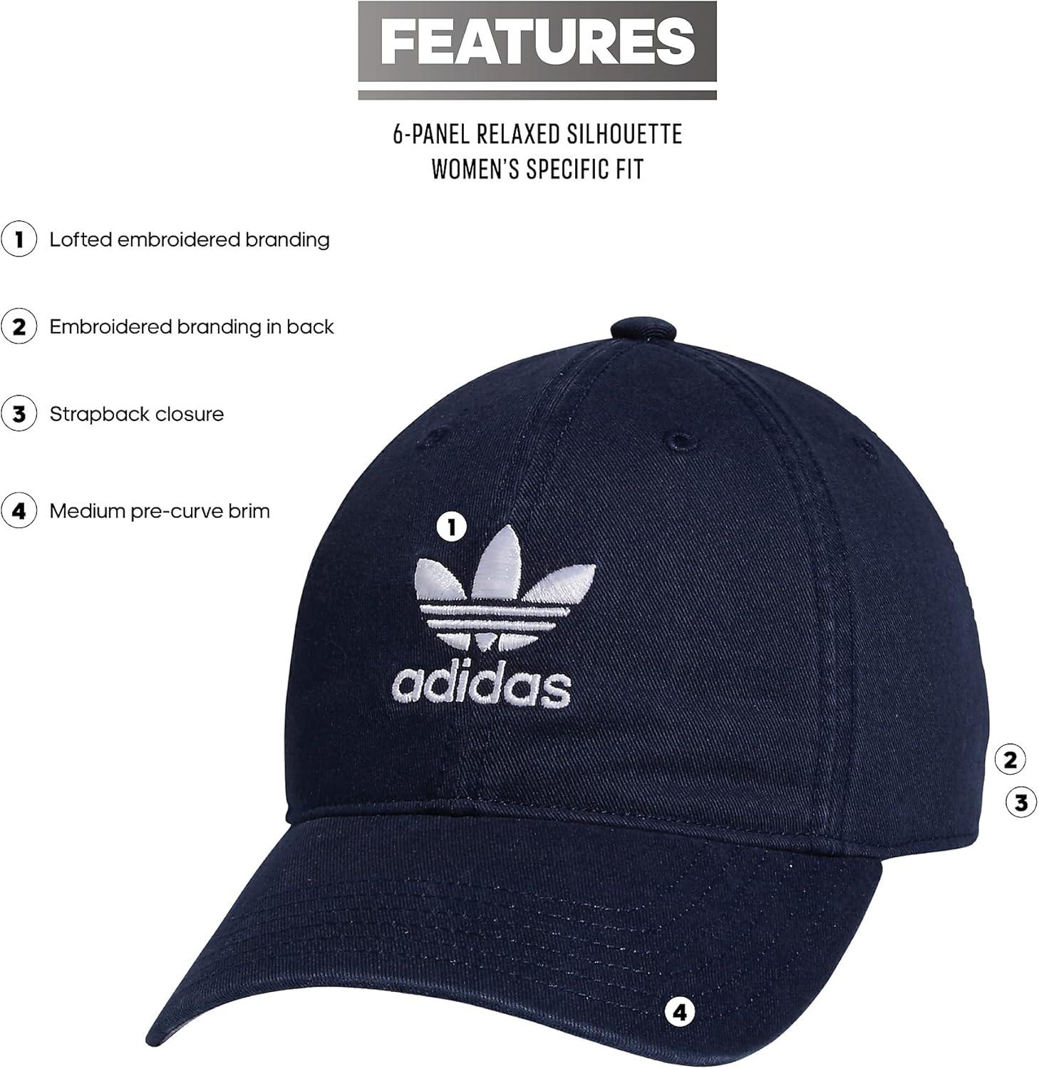 imageadidas Originals Womens Originals Sleek StrapbackNight IndigoWhite