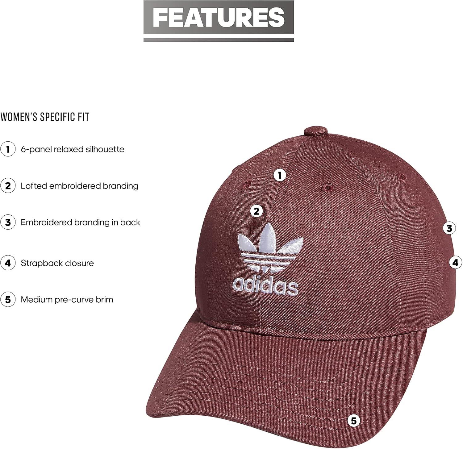 imageadidas Originals Womens Originals Sleek StrapbackQuiet Crimson PurpleWhite
