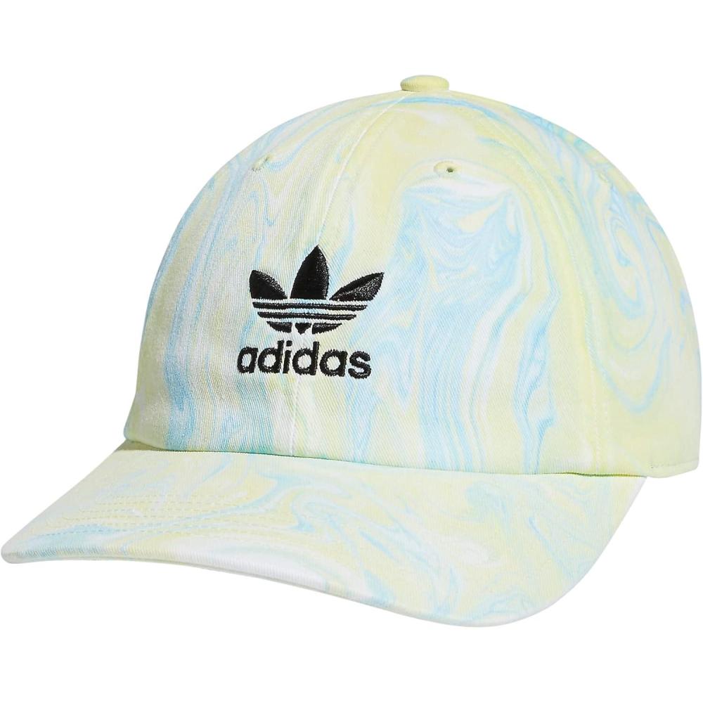 imageadidas Originals Mens Originals Relaxed Plus StrapbackAmbient Sky BluePulse Yellow