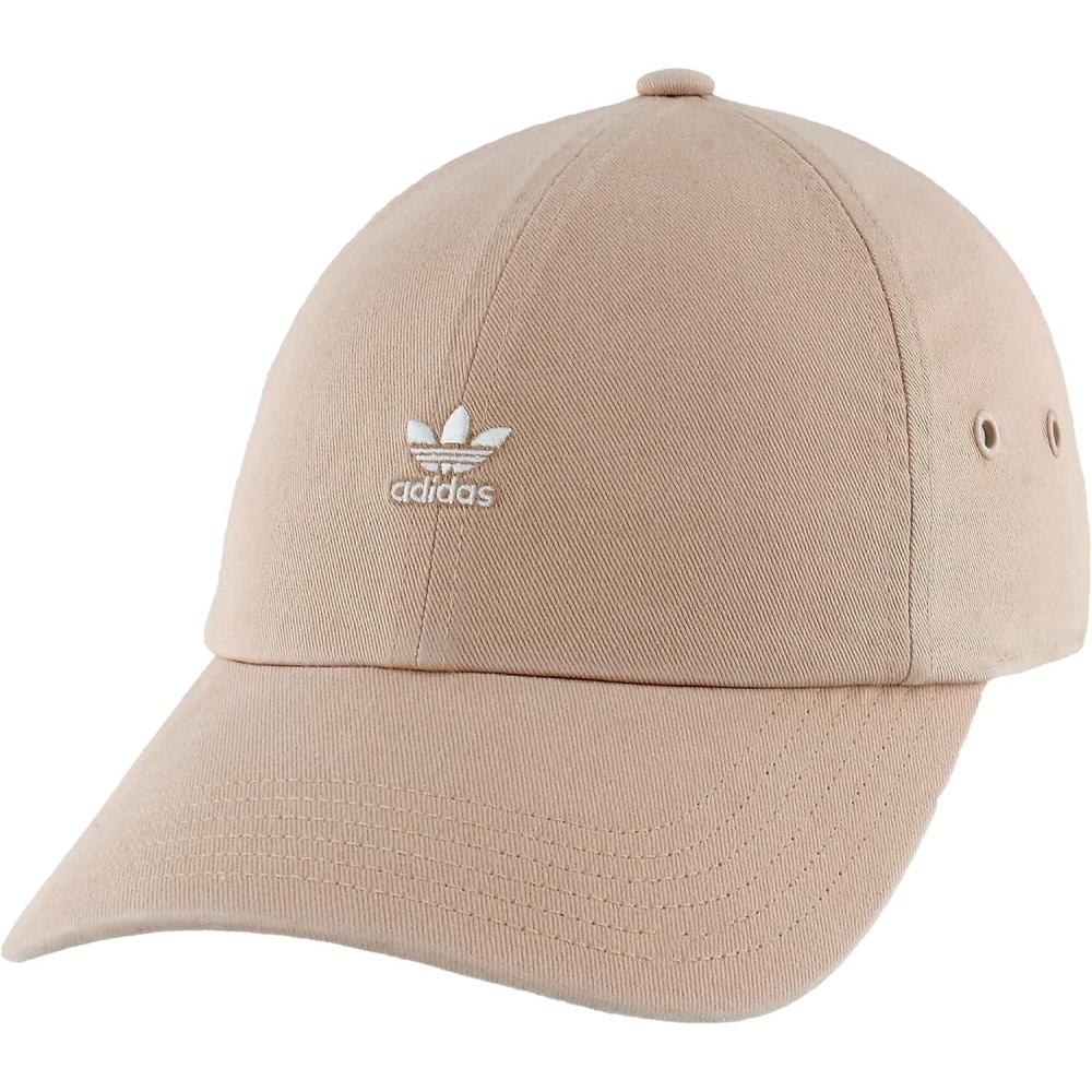 imageadidas Originals Womens Mini Logo Relaxed Adjustable CapAsh Pearl Beige