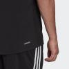 imageadidas Mens Freelift TeeBlackWhite