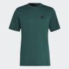 imageadidas Mens Freelift TeeCollegiate GreenWhite