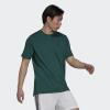 imageadidas Mens Freelift TeeCollegiate GreenWhite
