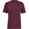 imageadidas Mens Freelift TeeVictory CrimsonBlack