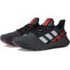 imageadidas Mens Kaptir 20 Running ShoeBlackMatte SilverBetter Scarlet