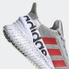imageadidas Mens Kaptir 20 Running ShoeGreyVivid RedWhite