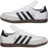 imageadidas Mens Samba Classic Indoor Soccer ShoeWhiteBlackWhite