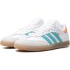 imageadidas Mens Samba Classic Indoor Soccer ShoeWhiteEasy MintPink