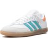 imageadidas Mens Samba Classic Indoor Soccer ShoeWhiteEasy MintPink